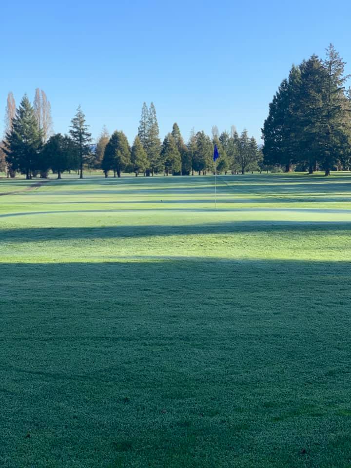 View of golf course fairway